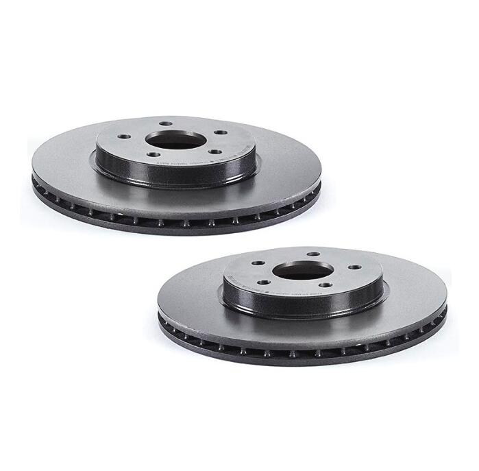 Jaguar Brembo Brakes Kit - Pads and Rotors Front (300mm) (Low-Met) C2S52091 - Brembo 1549284KIT